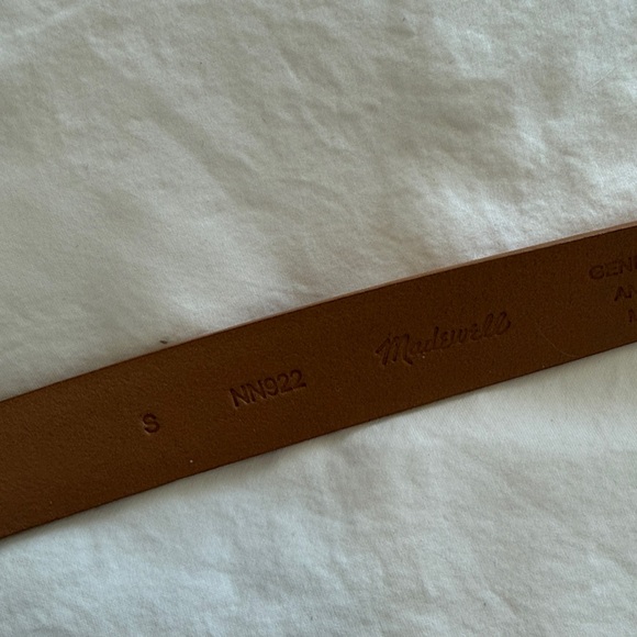 Madewell Tan Leather Belt, size S - Picture 2 of 4